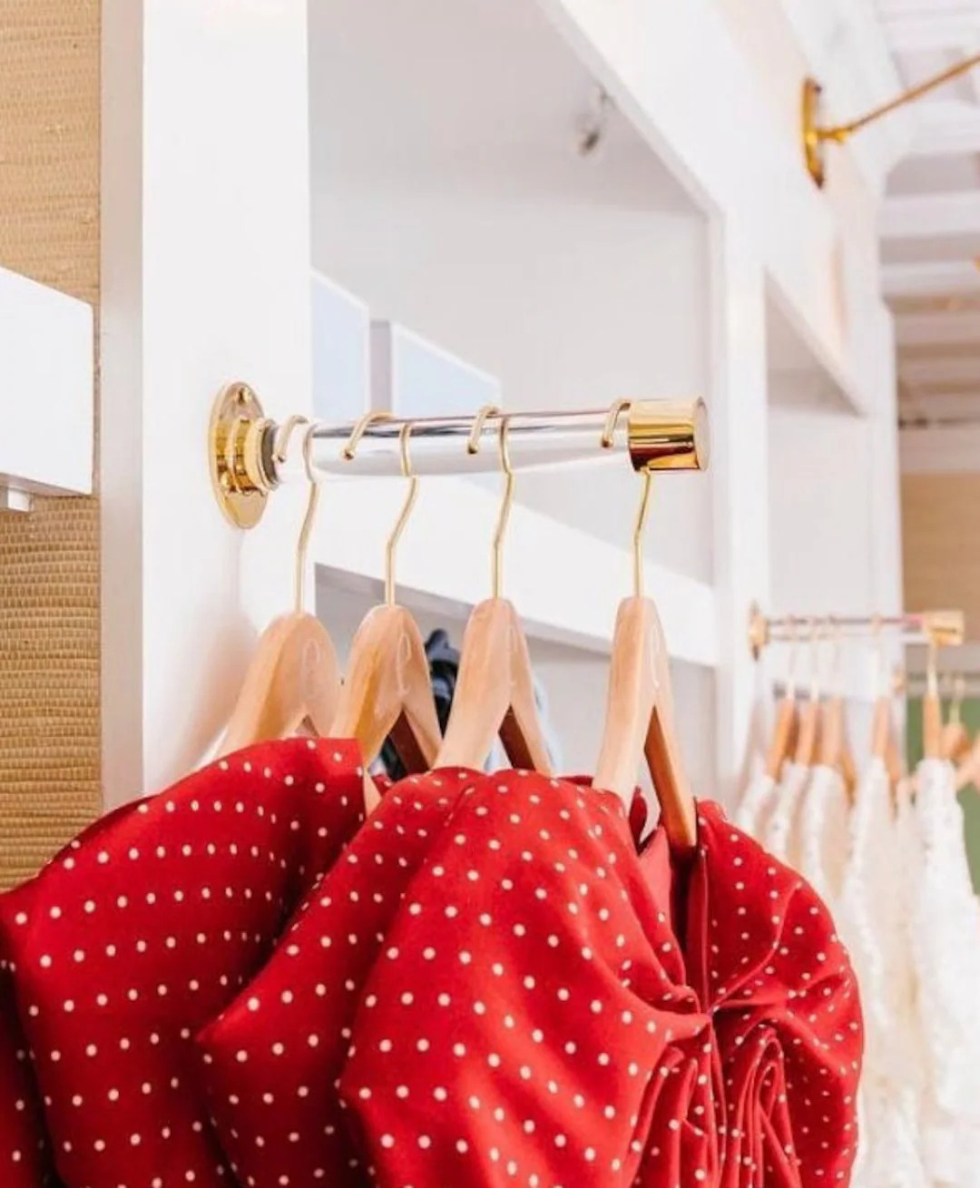 Luxholdups Lucite and Brass Projection Valet Hook, Lucite Rod Closet Organizer, Modern Wall Mount... | Etsy (US)