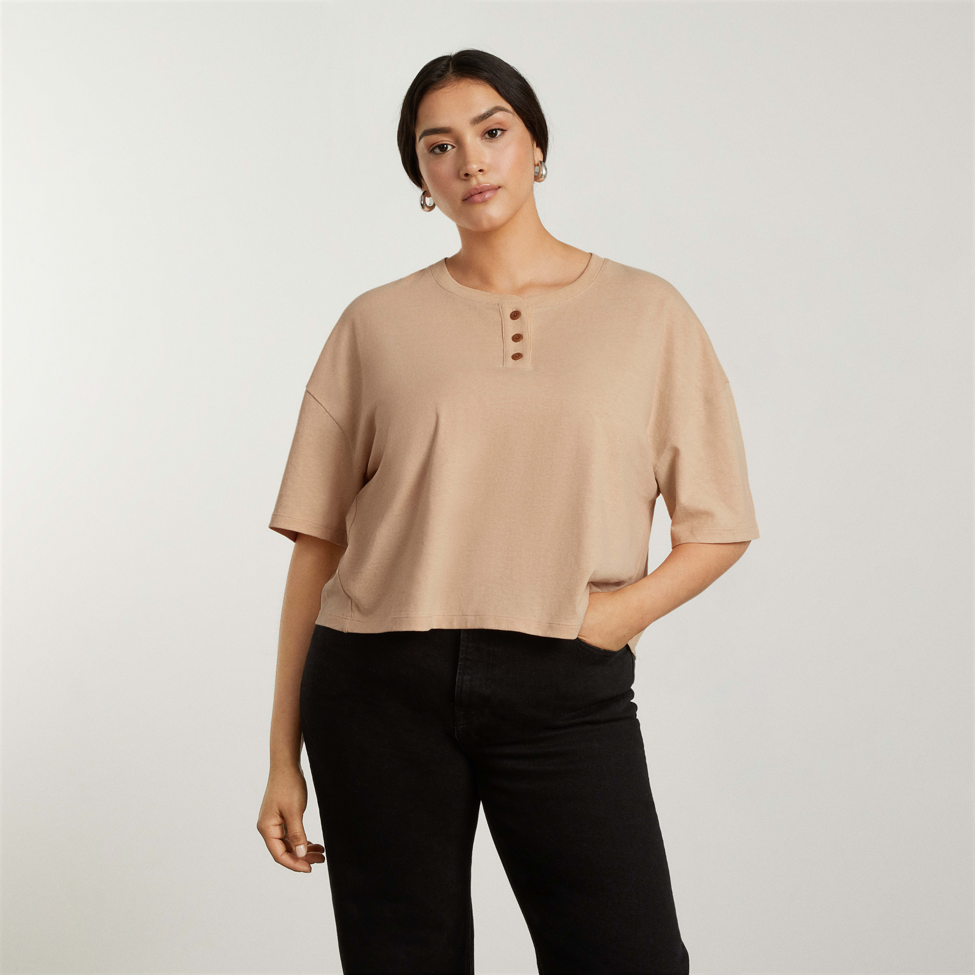 The Vintage Henley Hemp Tee | Everlane