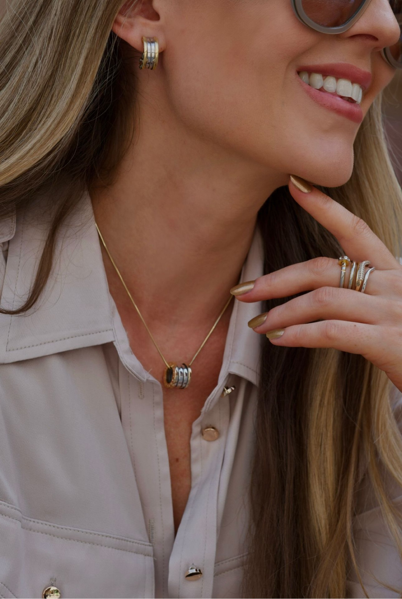 Bulgari jewellery, fine Jewellery, necklace, cater ring, hoop earrings 

#LTKSeasonal #LTKstyletip #LTKeurope