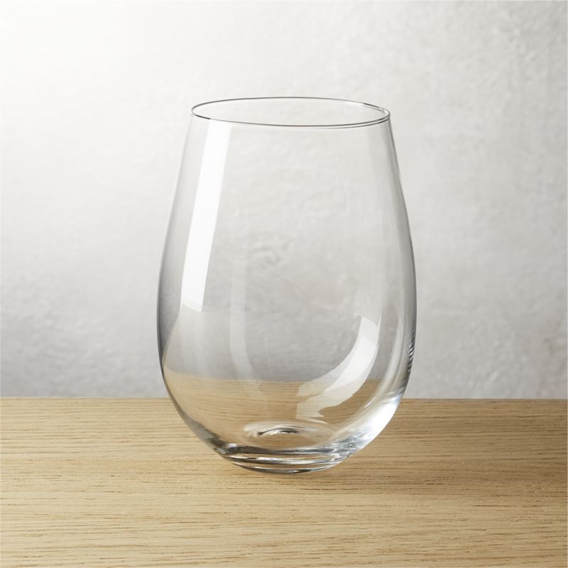 True Modern Stemless Wine Glass + Reviews | CB2 | CB2