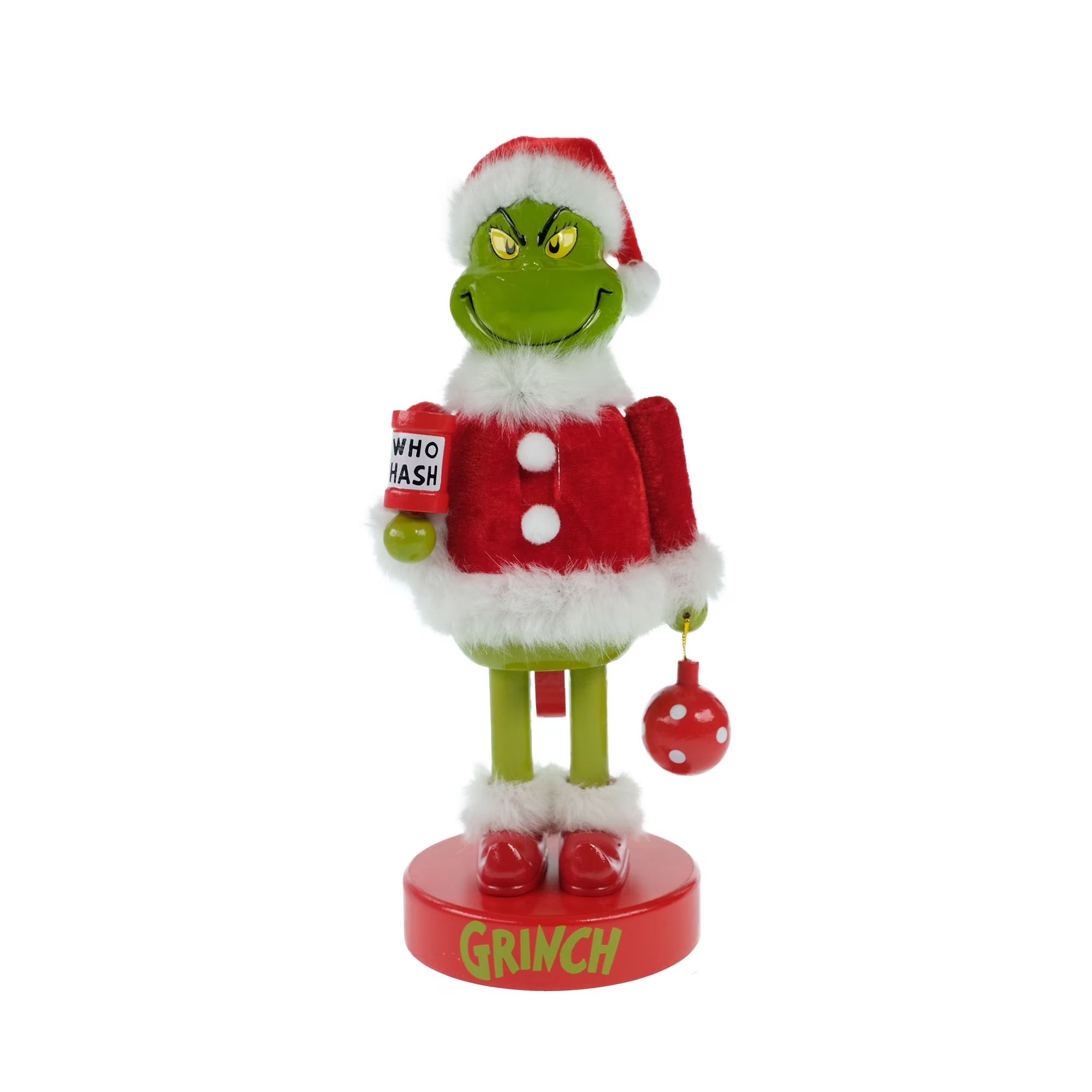 Dr Seuss' The Grinch Who Stole Christmas, Grinch Nutcracker, 11" Tall, Green, Red, Multi-color | Walmart (US)