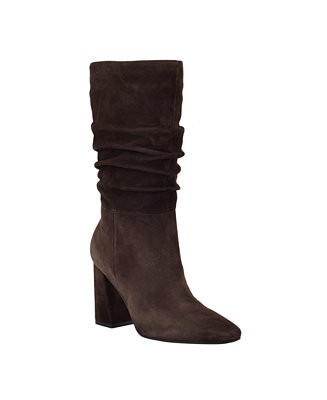 GUESS Women's Yeppy Mid-Calf Slouchy Block Heel Dress Booties - Macy's | Macy's