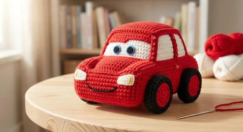 Mini Car Amigurumi Pattern, Crochet Car Toy Pattern, Kawaii Vehicle Plush, DIY Cartoon Car Croche... | Etsy (US)