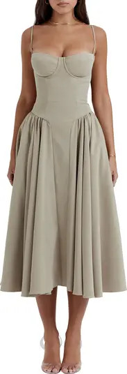 Samaria Corset Fit & Flare Dress | Nordstrom