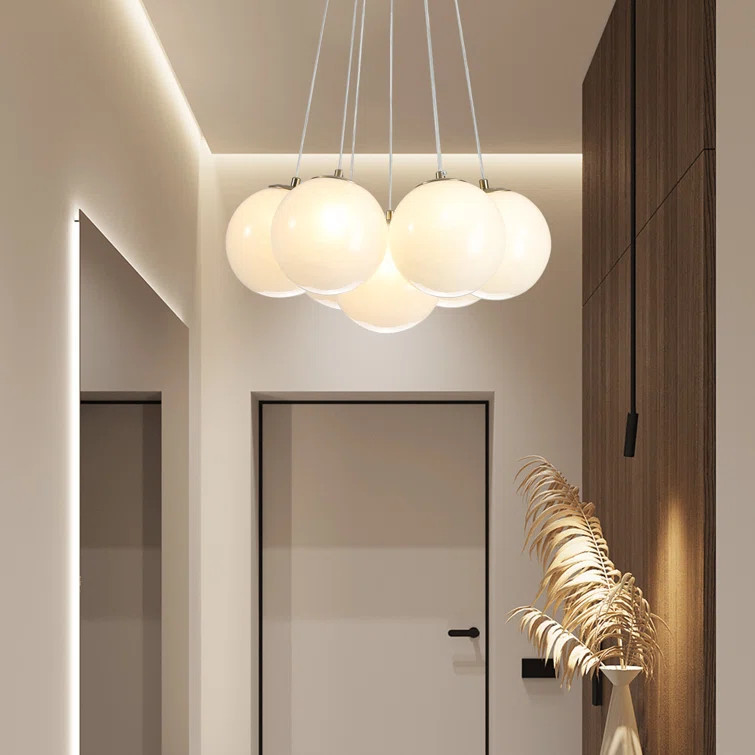 17.71 - 29.53" Big Balls Bubble Chandelier7-19 Light | Wayfair North America