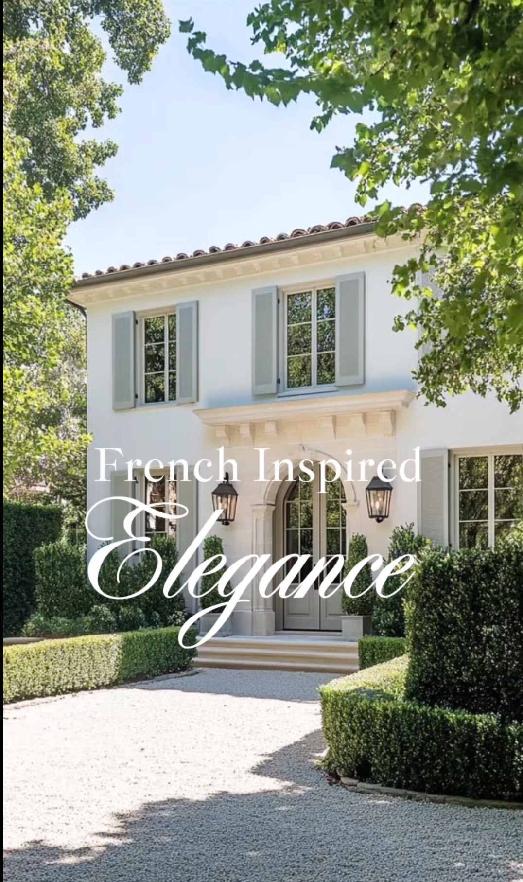 Timeless and elegant this French inspired home exudes sophistication inside and out with airy interiors, classic details and a serene palette #FrenchInspired #TimelessElegance #DreamHome

#LTKSpringSale #LTKHome #LTKStyleTip
