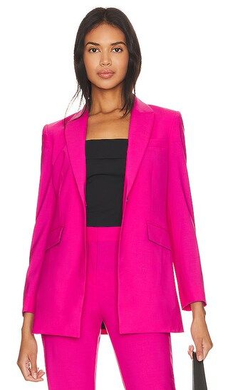 Etiennette Blazer Suiting in Carnation | Revolve Clothing (Global)