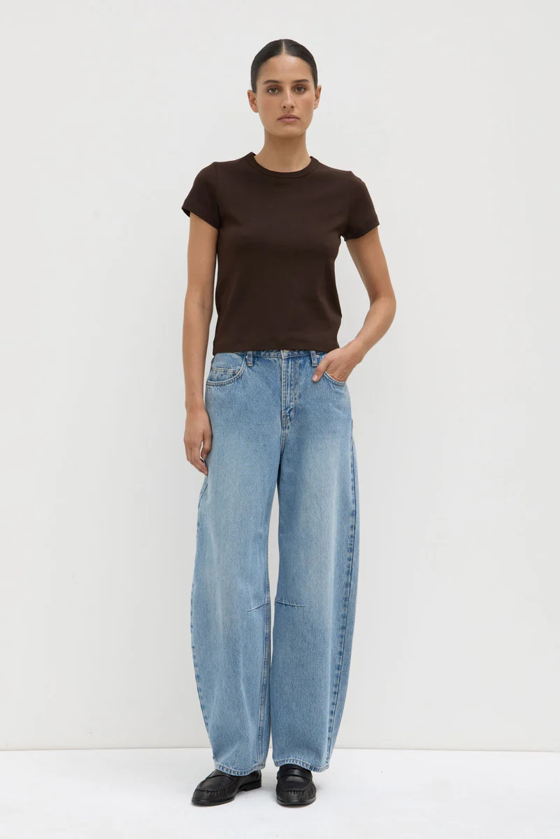 Lyla Cap Sleeve Tee | Assembly Label (AU)