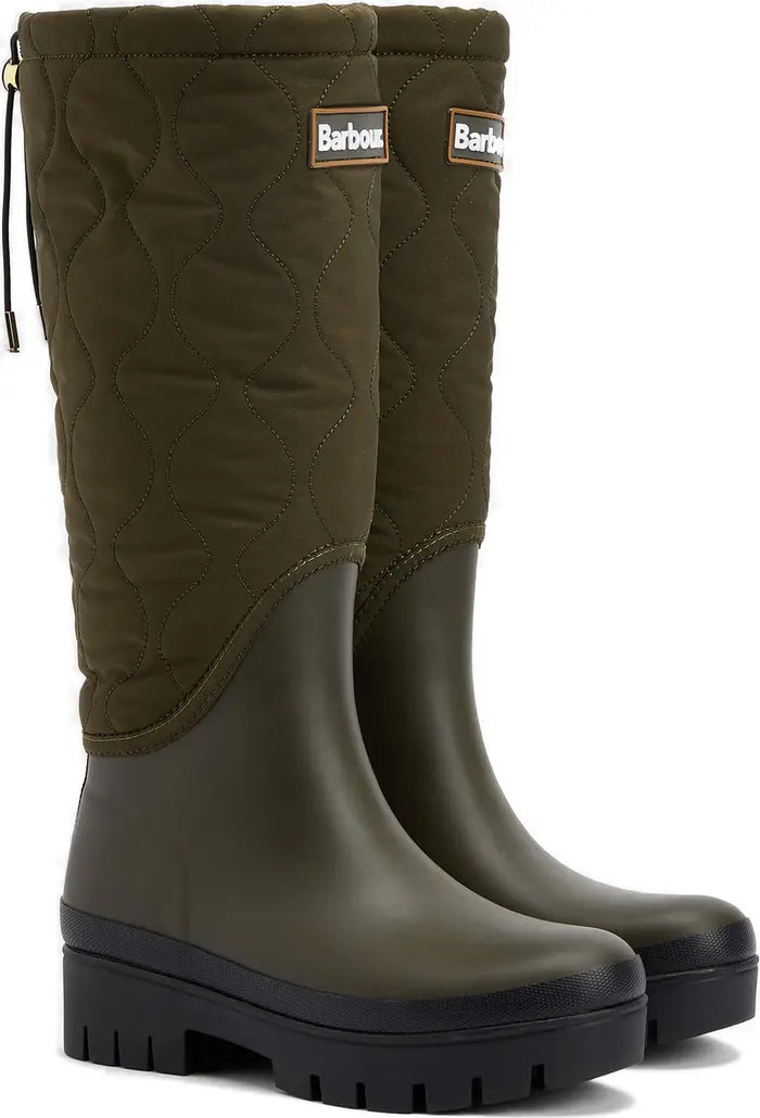 Marnie Quilted Wellington Boot (Women) | Nordstrom
