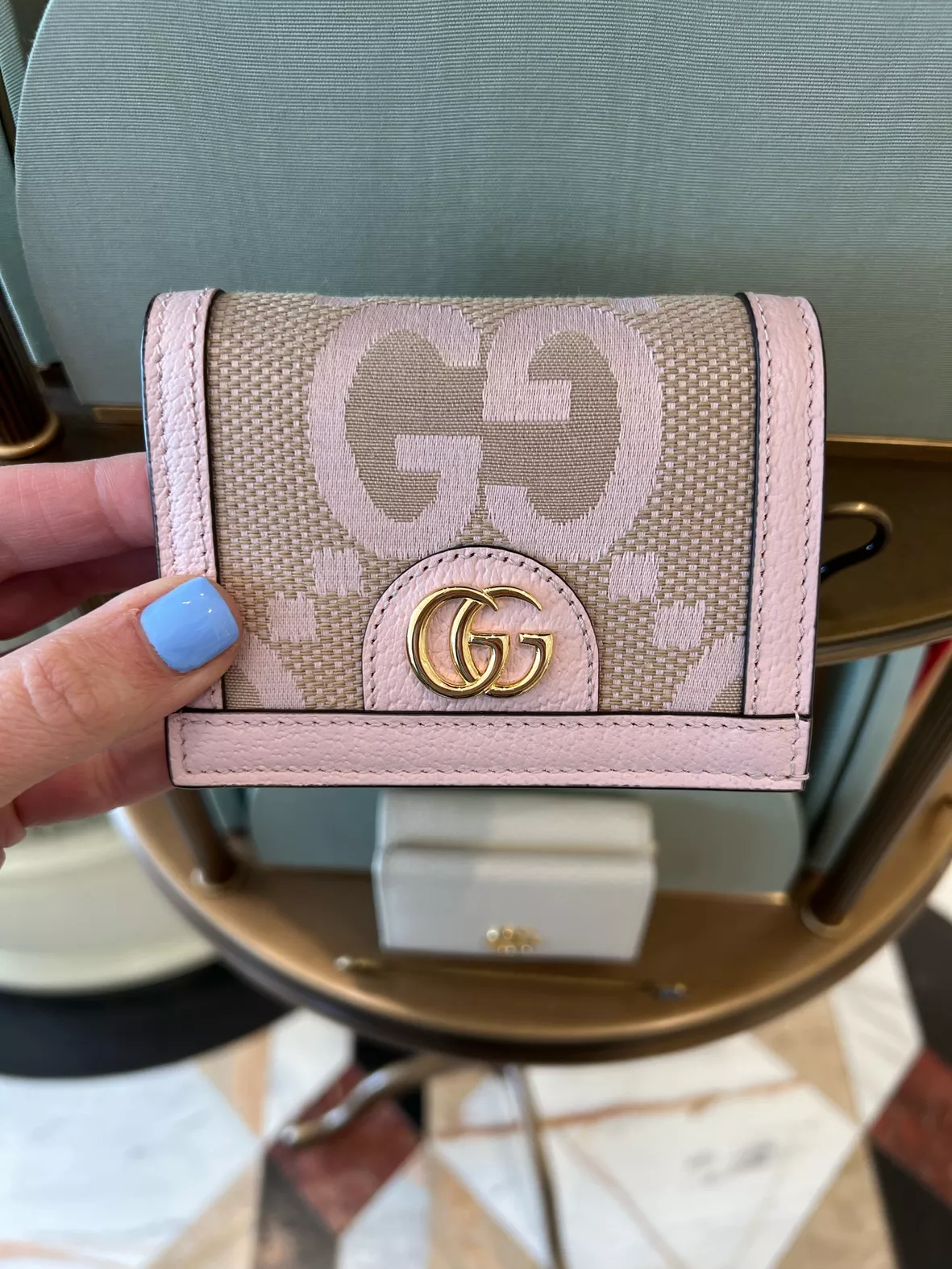 Gucci: Brown Jumbo GG Wallet