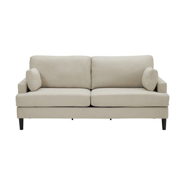 Positano Mid Modern Sofa, Oatmeal - Walmart.com | Walmart (US)