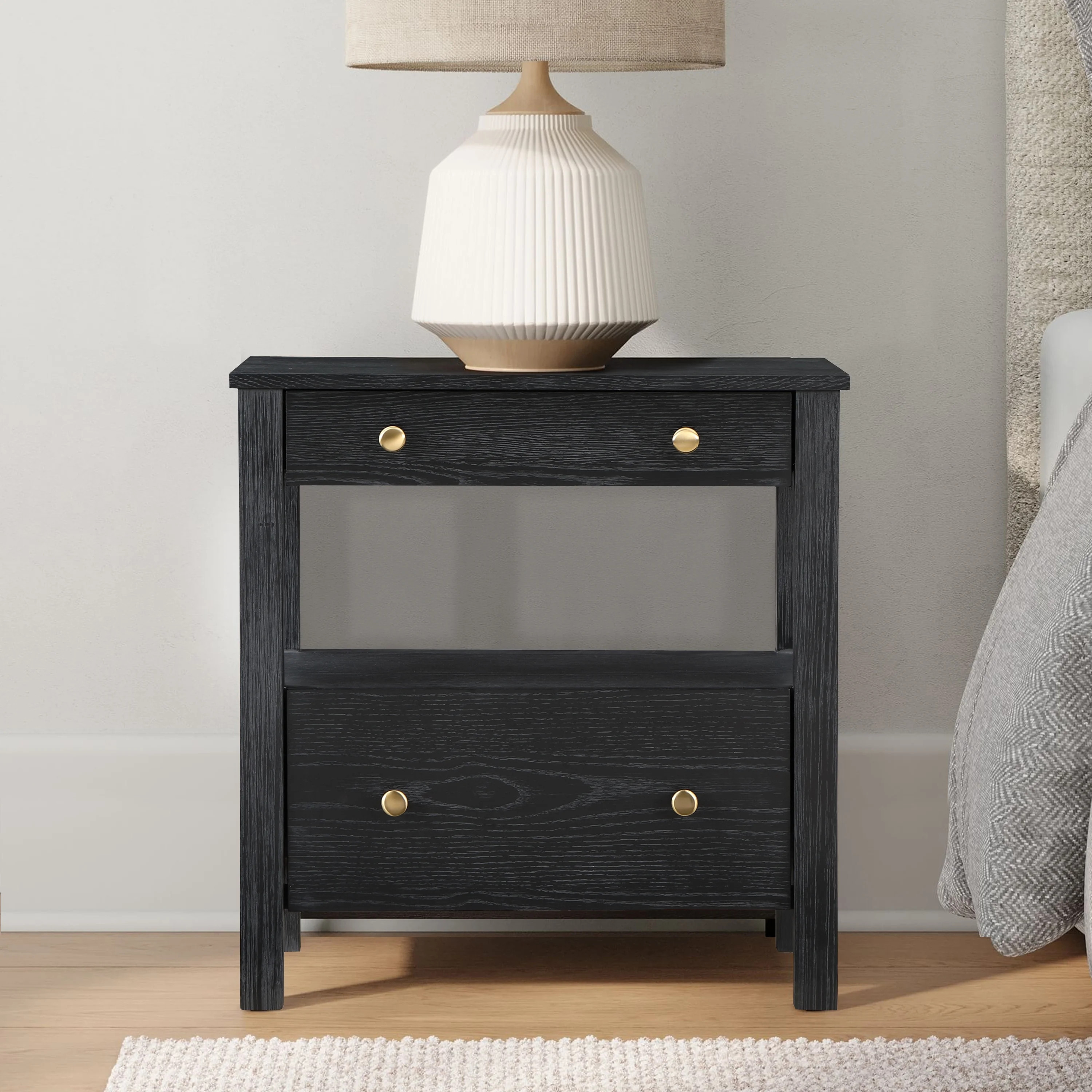 Greyson Living Denton 2-drawer Nightstand by - Walmart.com | Walmart (US)