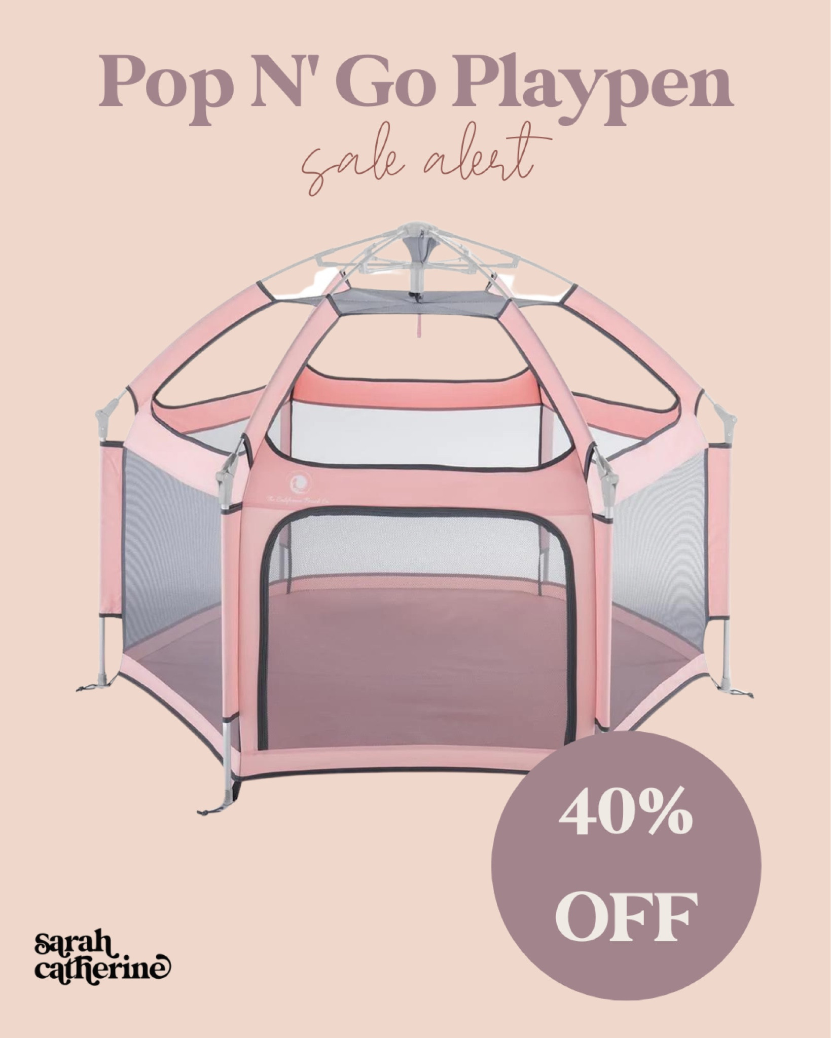 On sale on California beach co website! Perfect last minute Valentine’s Day gift, baby gift, baby gate, pack n play, play yard, baby play area, travel friendly, baby find, baby sale, on sale, coupon code, deal alert

#LTKfamily #LTKbaby #LTKsalealert