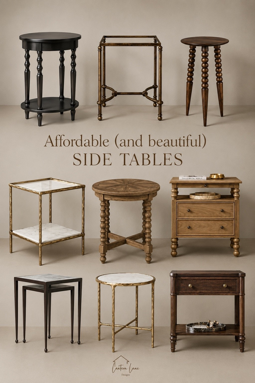 Looking for the perfect side table? These affordable side tables look far more expensive than they are! From classic wood designs to modern brass accents and timeless cottage styles, these budget-friendly picks will elevate your living room, bedroom, or reading nook without breaking the bank

#LTKHome #LTKSaleAlert