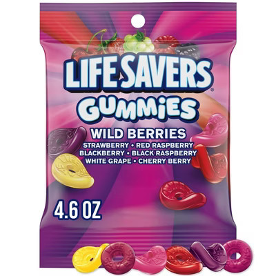 Life Savers Wildberry Gummies Small Peg Candy - 4.6oz | Target