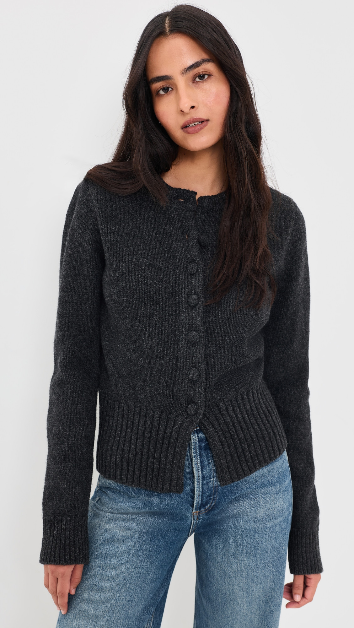 ALIGNE Abigail Wool Cardigan Grey Marl 14 | Shopbop