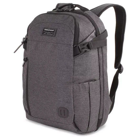 SWISSGEAR Getaway 18" Weekend Laptop Backpack - Heather Gray | Target