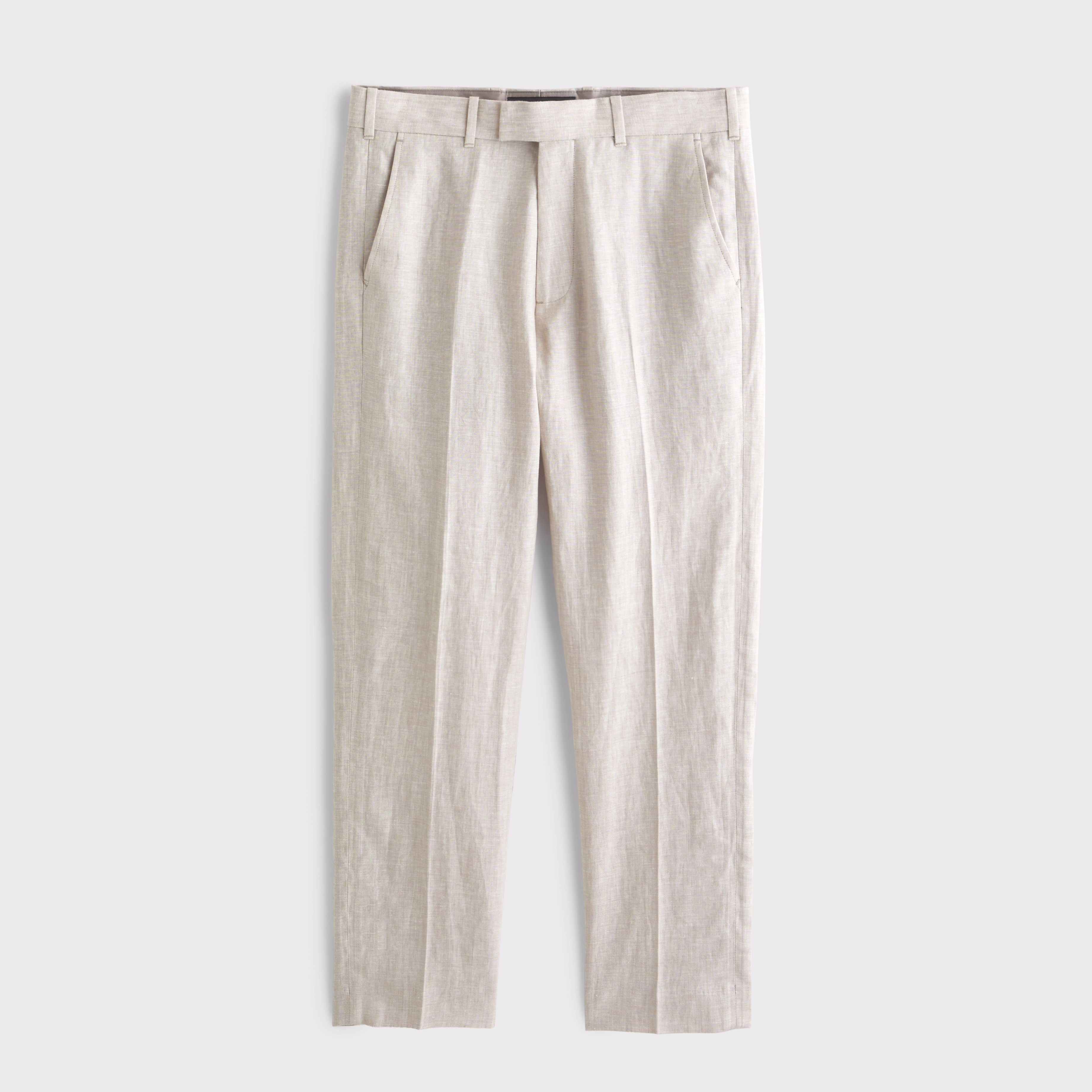 The A&F Collins Athletic Fit Slim 100% Linen Suit Pant | Abercrombie & Fitch (US)