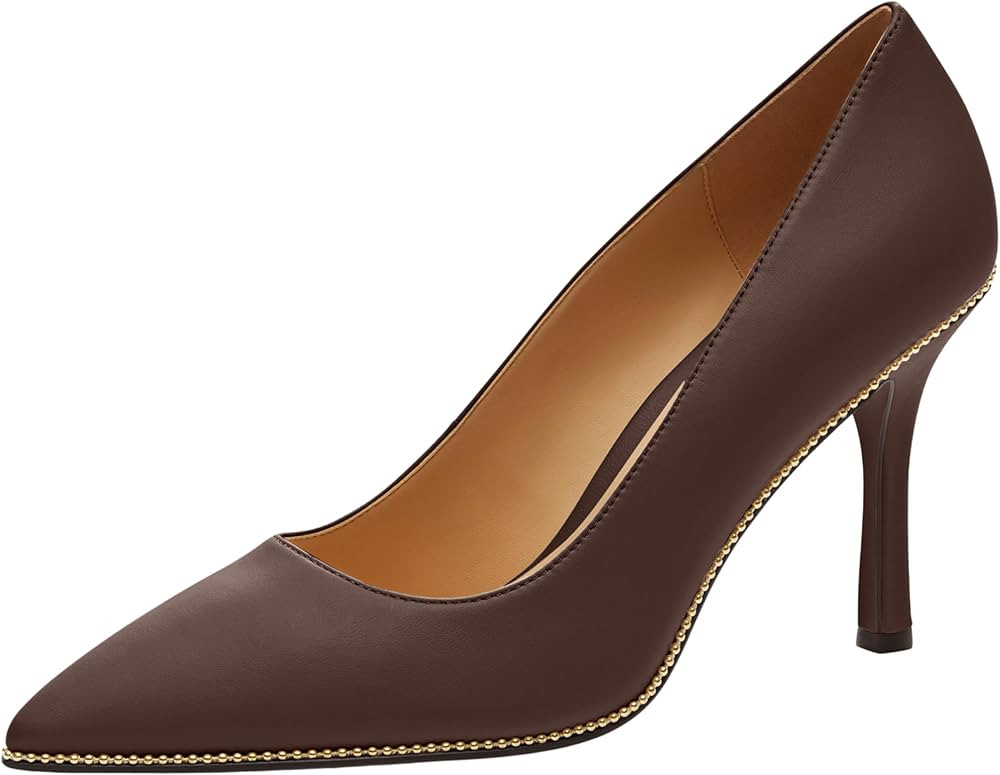 Coach Samantha Leather Pump | Amazon (US)