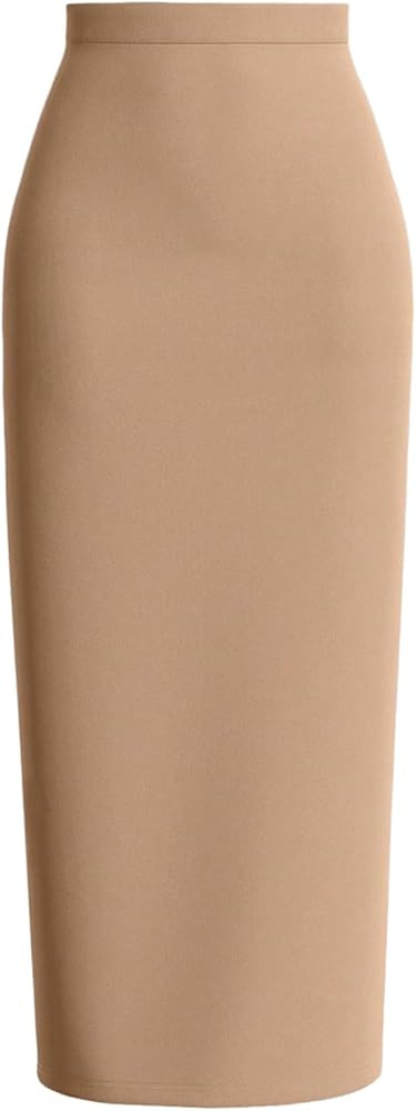 Verdusa Women's High Waist Long Pencil Skirt Work Bodycon Skirts | Amazon (US)