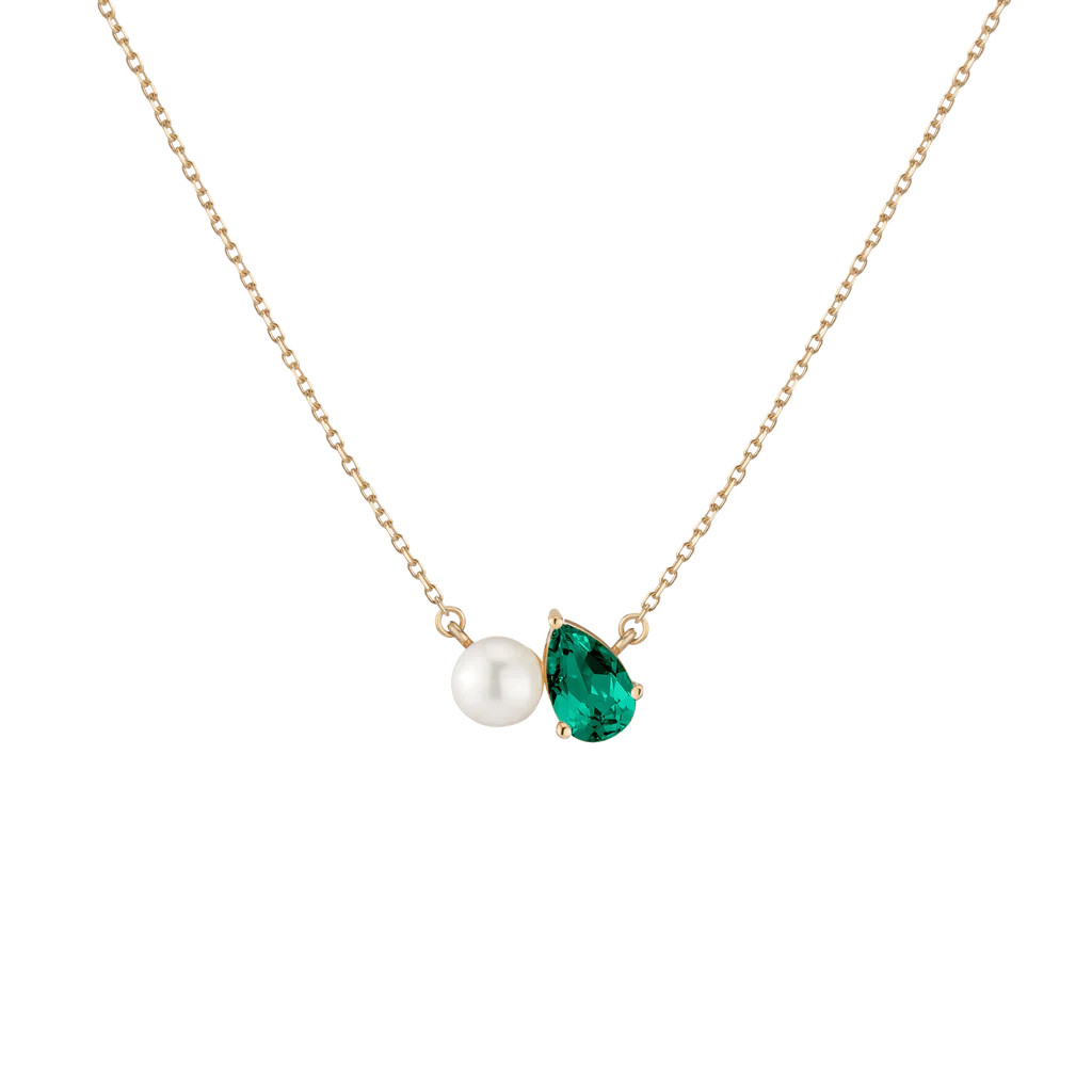 Pearl Toi et Moi Necklace | AUrate New York