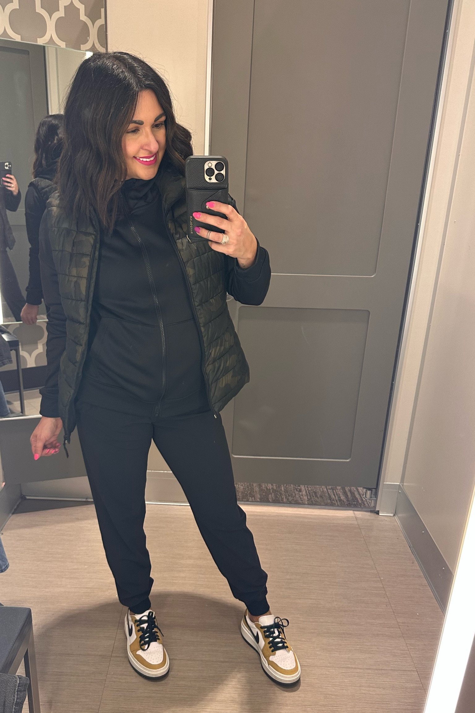 Athleisure is my middle name. When I’m not working I’ve got something similar on. I love how you can dress a lot of this outfit up and down. And I’m always obsessed with anything camo and leopard ✌🏾

Vest is sold out right now I have an awesome alternate 🧥 

#LTKstyletip #LTKtravel #LTKfitness