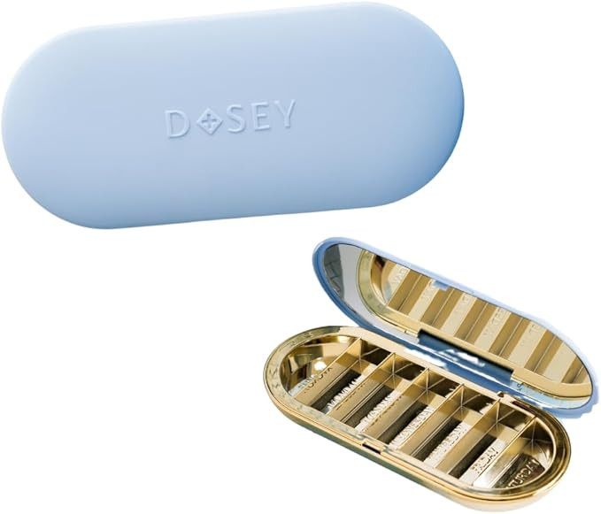 Dosey 7 Day Pill Compact Travel Pill Organizer - Pill Case with 7 Pill Compartments for Medicine ... | Amazon (US)