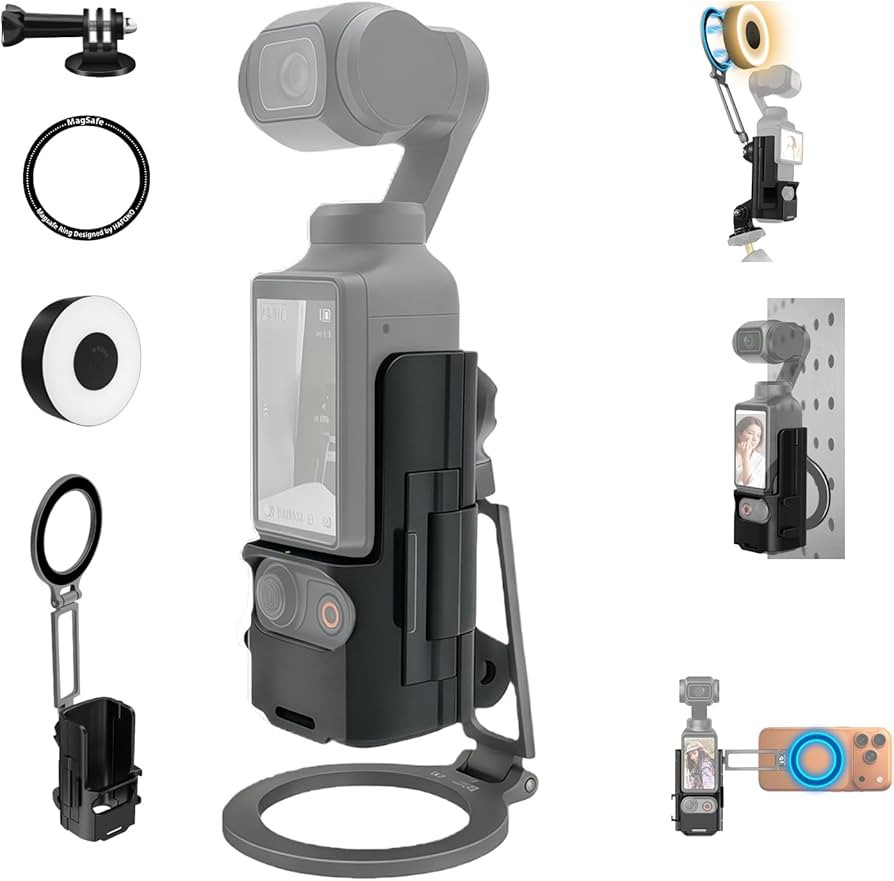 Osmo Pocket 3 Magnetic Light, Pocket 3 Magnetic Phone Mount , Portable Vlog Selfie Video Light, B... | Amazon (US)