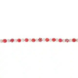 4ft. Red & White Peppermint Candy Christmas Garland | Michaels | Michaels Stores