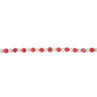 4ft. Red & White Peppermint Candy Christmas Garland | Michaels Stores