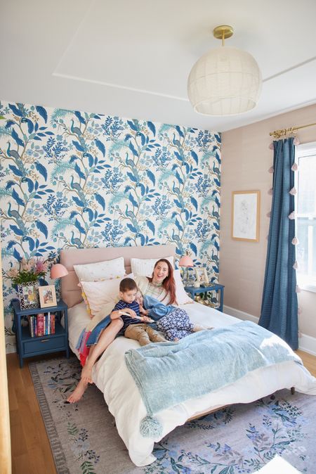 Marlowe’s Bedroom Reveal is on the blog today. Sharing all products used including those from Rifle Paper Co., Anthropologie, Pottery Barn, West Elm, and more! #kidsbedroom #wallpaper #yorkwallpaper

#LTKhome #LTKkids