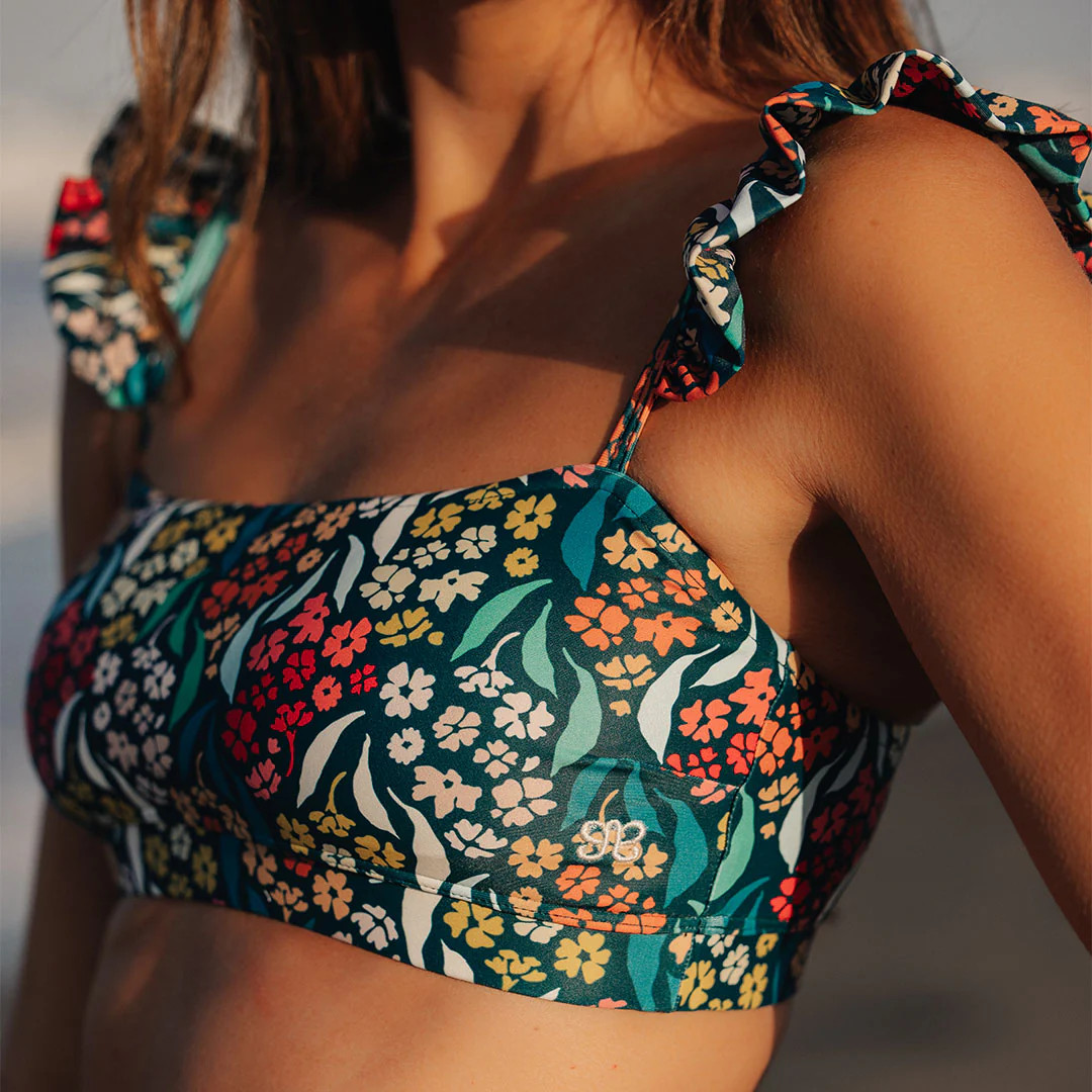 Costa Floral Bella Crop Top | Albion Fit