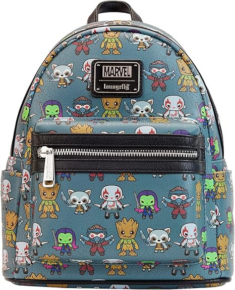 Loungefly Marvel Guardians of the Galaxy Kawaii All Over Print Mini Backpack | Amazon (US)