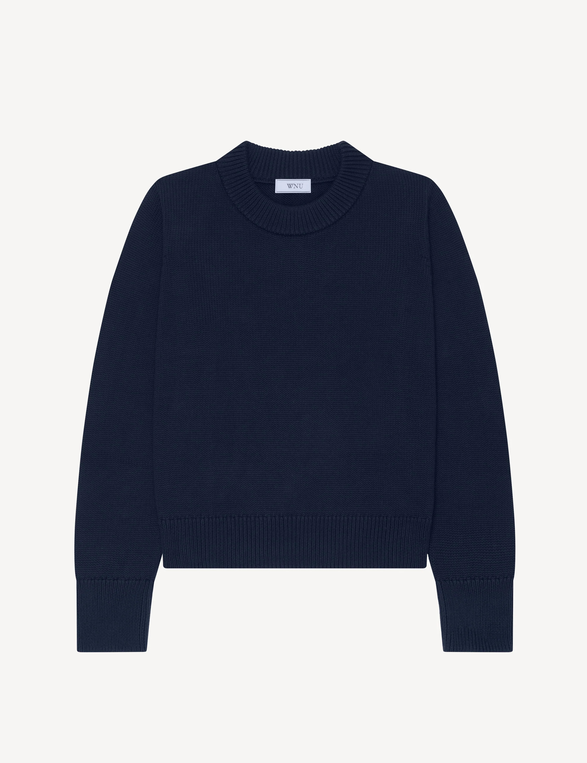 Devon Jumper: Cotton, Navy Stripe | With Nothing Underneath