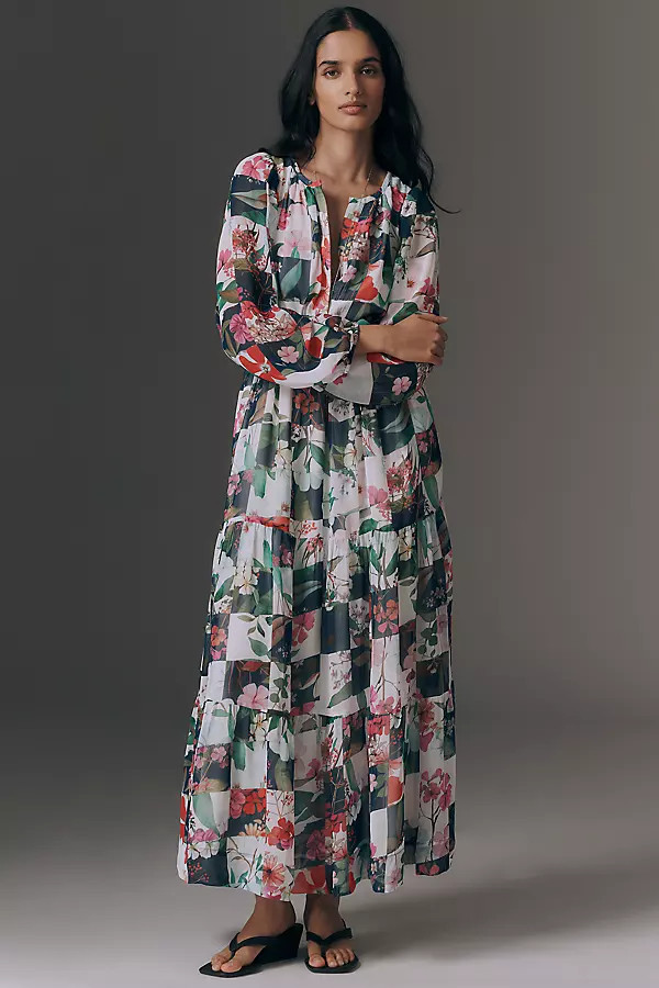 The Somerset Maxi Dress: Long-Sleeve Chiffon Edition | Anthropologie (US)