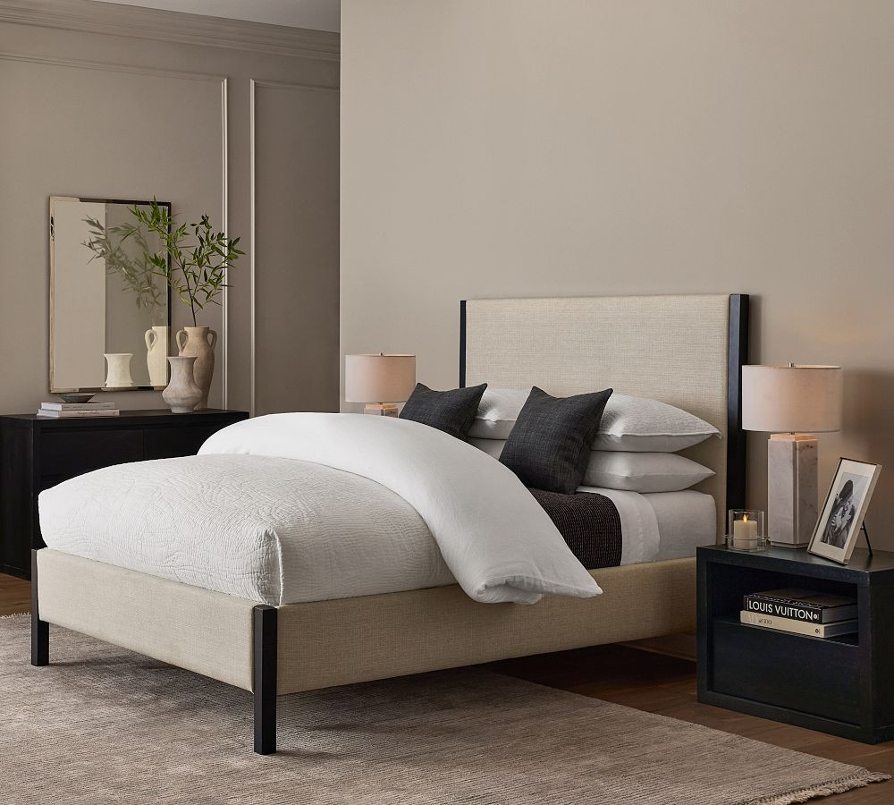 Belgian Flax Linen Handcrafted Quilt | Pottery Barn (US)