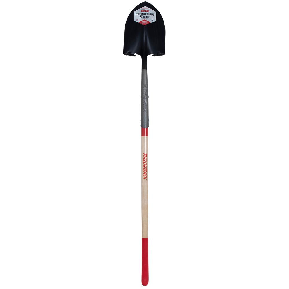 Razor-Back PowerEdge 48 in. Wood Handle Super Socket Digging Shovel-3593600 - The Home Depot | The Home Depot