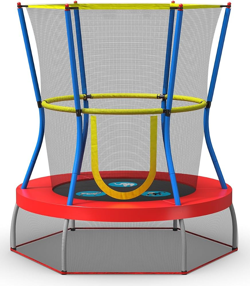 Skywalker Trampolines Mini Trampoline with Enclosure Net | Amazon (US)