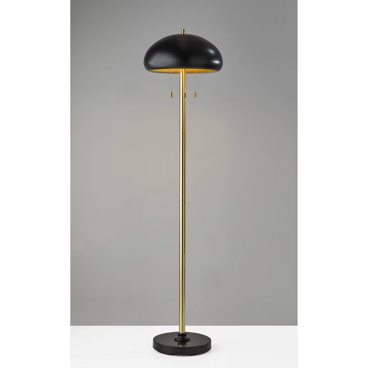 Cap Floor Lamp Black - Adesso | Target