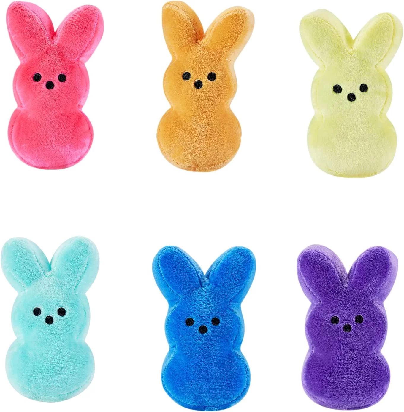 Easter Bunny Plush Toys Cute Peep Rabbit Stuffed Animal 6inches Stuffed Bunny Plushies Home Decor... | Walmart (US)