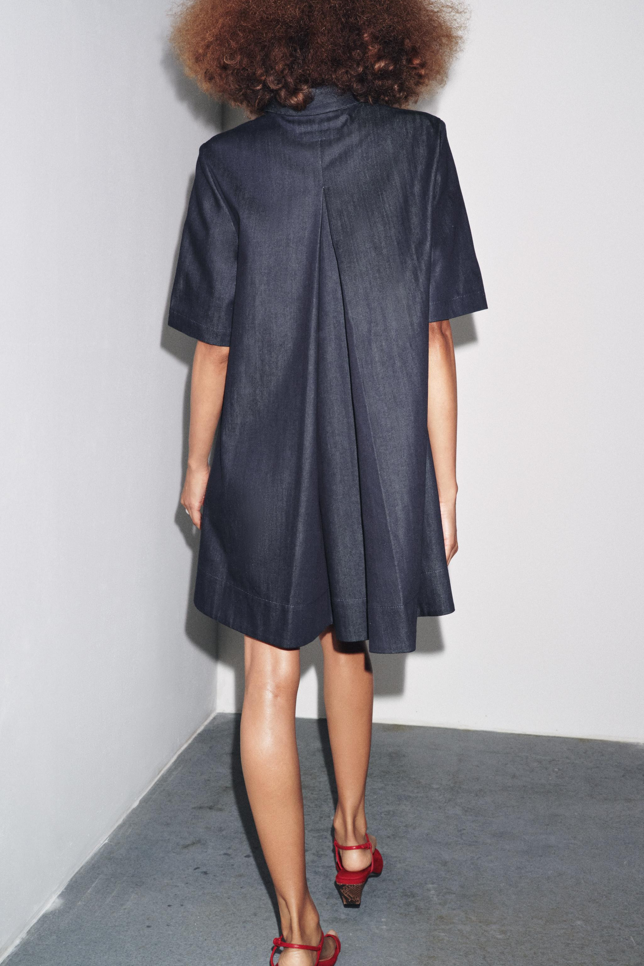 ZW COLLECTION DENIM MINI DRESS | Zara UK