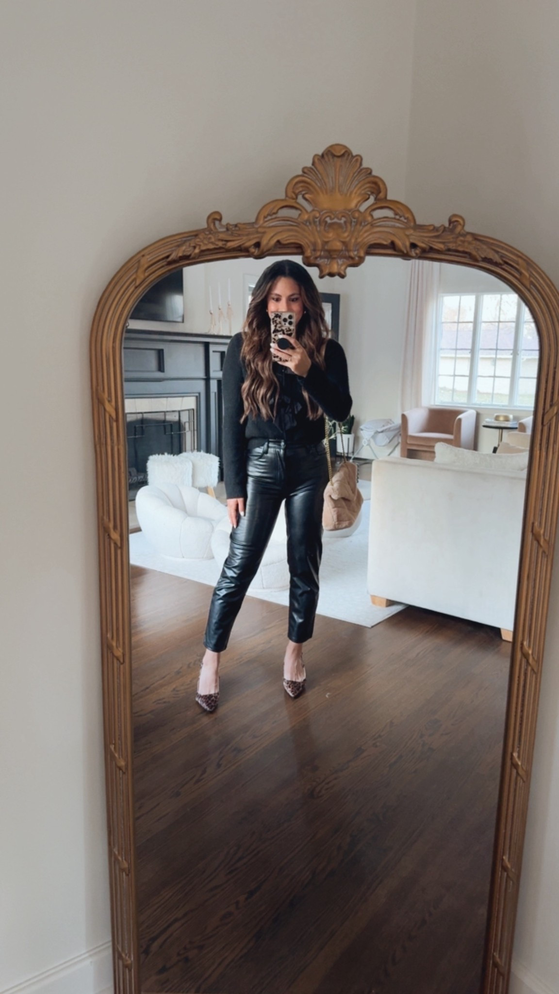 Winter date night look 
