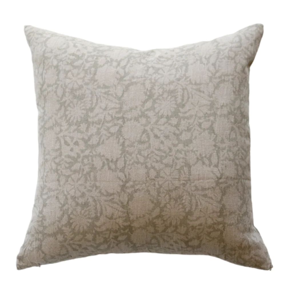 Laurel Floral Pillow Cover | Danielle Oakey Interiors INC