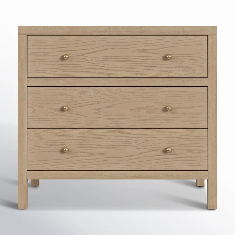 Celine 34" 3-Drawer Dresser | Wayfair North America