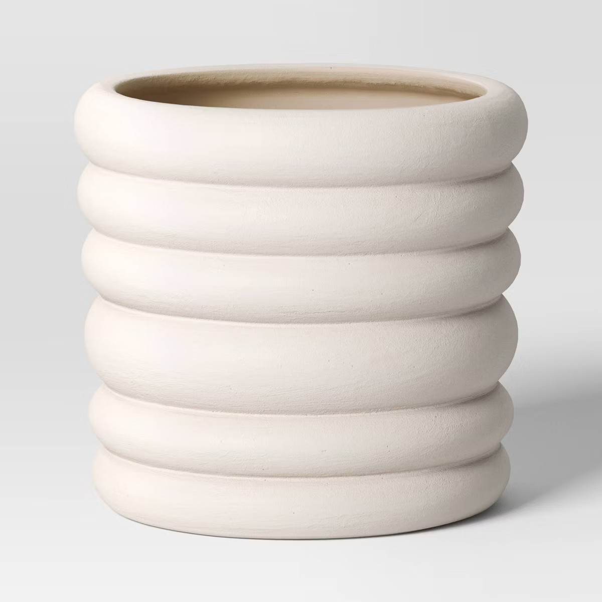 Banded Stoneware Indoor Outdoor Planter Pot - Threshold™ | Target