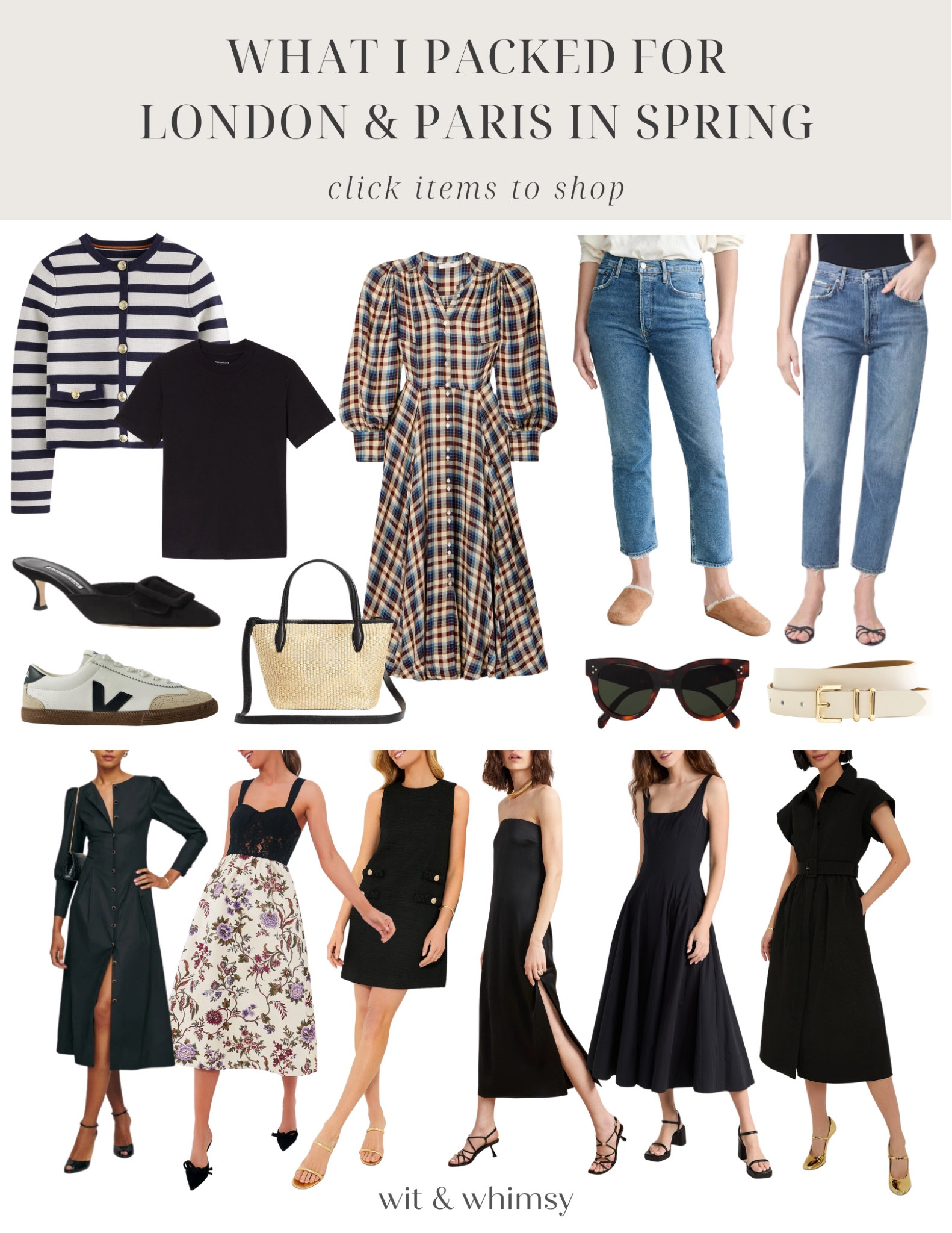 What I packed for London and Paris in Spring

Reformation straight leg jeans - sized up to a 29
Plaid dress
Midi dress
Floral dress
Striped sweater 

#LTKstyletip #LTKSeasonal #LTKtravel