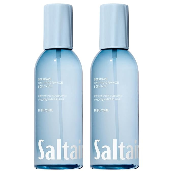 Saltair Body Mist 2 Pack - Fine Fragrance, Lightweight Body Spray Mist with Seascape Scent. Long ... | Amazon (US)