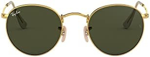 Ray-Ban Unisex Rb3447 Round Metal Round Sunglasses | Amazon (US)