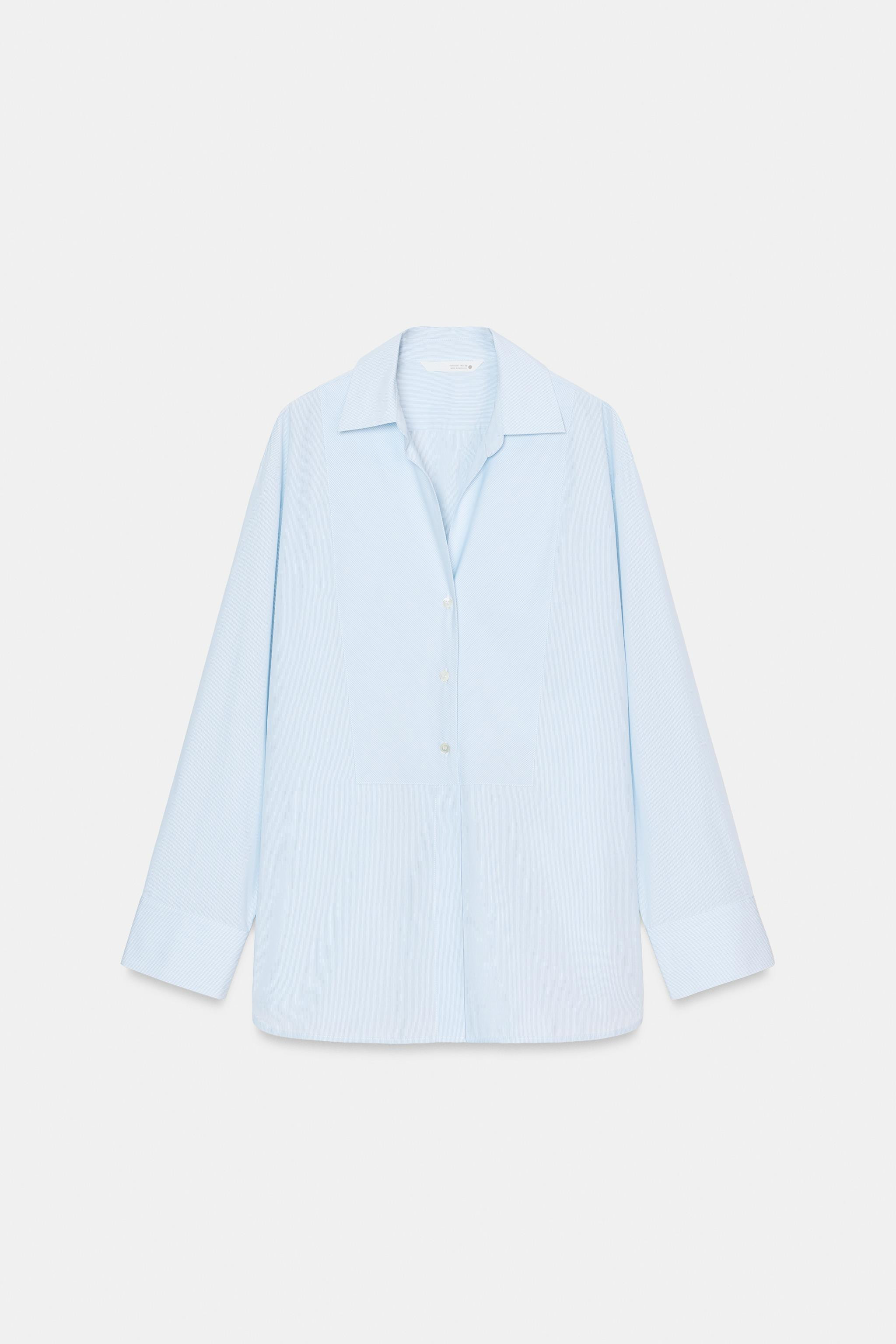 ZW COLLECTION POPLIN SHIRT | Zara Canada