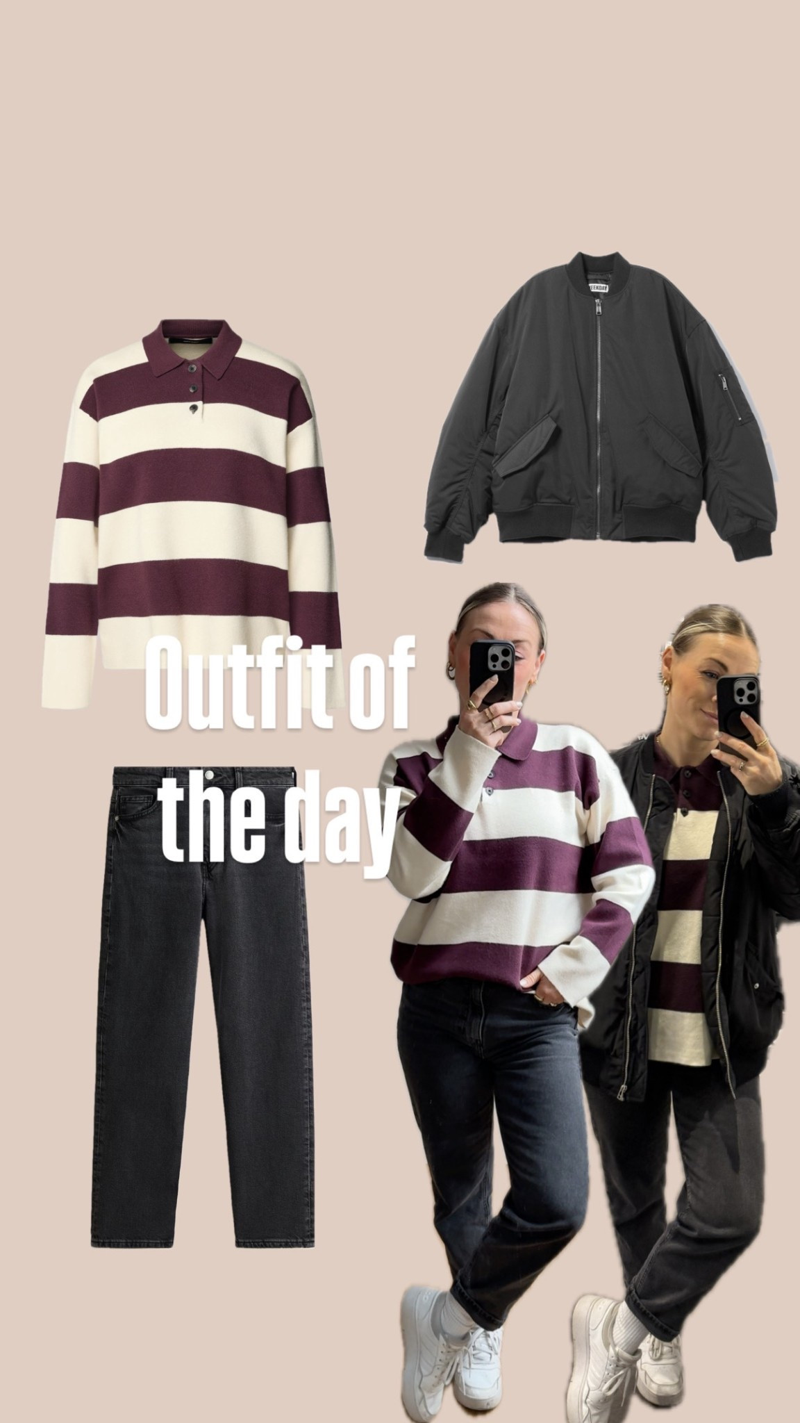 OOTD ❤️ #blockstreifen #poloshirt #polohemd #strickpullover #momjeans #schwarzejeans #streifen #bimberjacke

#LTKdeutschland #LTKjeans #LTKstyletip